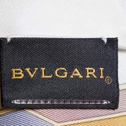 Pre Owned Bvlgari Cream Snake Printed Silk Heritage Square Scarf