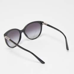 Bvlgari Black Crystals Embellished Cat Eye Sunglasses