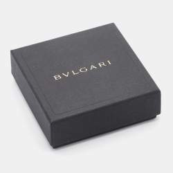 Bvlgari Black Leather Gold Tone Double Coiled Wrap Bracelet