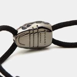 Bvlgari Serpenti Forever Dark Rutenium Black Cord Bracelet