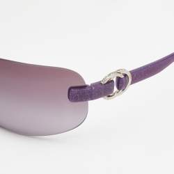 Bvlgari Purple Gradient 8082-B Shield Sunglasses