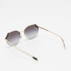 Pre Owned Bvlgari Black Gradient 6099 Serpenti Poisoncandy Sunglasses