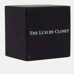 Pre Owned Bvlgari B.Zero1 Save the Children Ceramic Sterling Silver 1-Band Ring Size 63