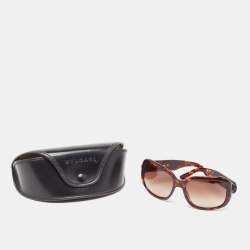 Bvlgari Brown Tortoise Gradient 8038-B Oversized Sunglasses