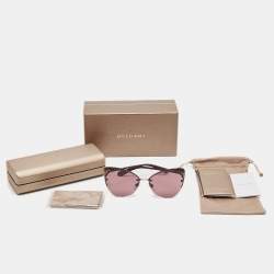 Bvlgari Purple/Gold 6096 Serpenti BV Butterfly Sunglasses