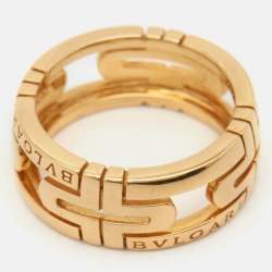 Bvlgari Parentesi 18k Yellow Gold Ring Size 52