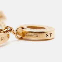 Pre Owned Bvlgari Divas' Dream Lapis Lazuli 18k Rose Gold Bracelet SM