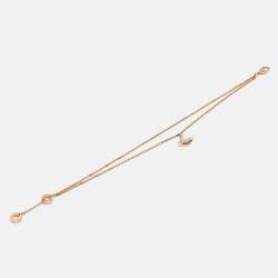 Pre Owned Bvlgari Divas' Dream Mother of Pearl 18k Rose Gold Bracelet ML