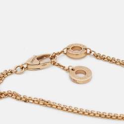 Pre Owned Bvlgari Divas' Dream Mother of Pearl 18k Rose Gold Bracelet ML