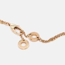 Pre Owned Bvlgari Divas' Dream Mother of Pearl 18k Rose Gold Bracelet ML