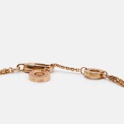 Pre Owned Bvlgari Divas' Dream Mother of Pearl 18k Rose Gold Bracelet ML