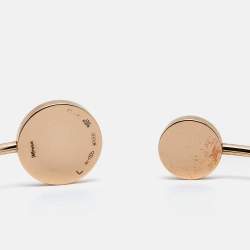 Pre Owned Bvlgari Bvlgari Bvlgari Malachite Tiger's Eye 18k Rose Gold Bracelet L