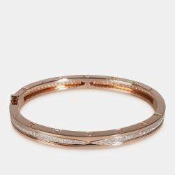 Bvlgari 18k Rose Gold B.zero1 Bracelet in 1.27 CTW