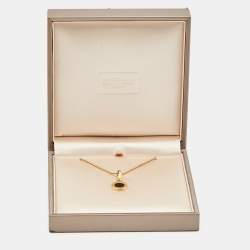 Pre Owned Bvlgari Bvlgari Bvlgari Onyx 18k Yellow Gold Necklace