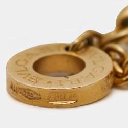 Pre Owned Bvlgari Bvlgari Bvlgari Onyx 18k Yellow Gold Necklace