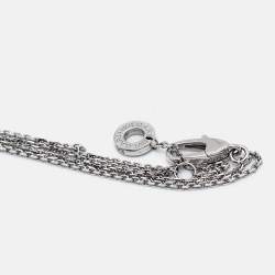 Pre Owned Bvlgari Divas' Dream Diamond 18k White Gold Bracelet S/M
