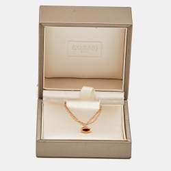 Bvlgari Divas' Dream  Carnelian 18k Rose Gold Bracelet M/L