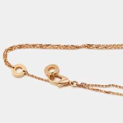 Bvlgari Divas' Dream  Carnelian 18k Rose Gold Bracelet M/L