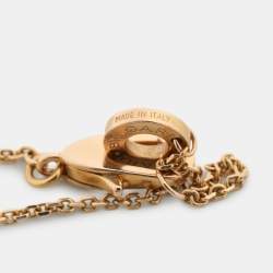 Pre Owned Bvlgari Divas' Dream Carnelian Diamond 18K Rose Gold Necklace