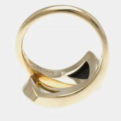 Bvlgari 18K Pink Gold Diva's Dream Shell Band Ring EU 50.5