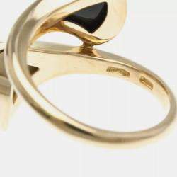 Bvlgari 18K Pink Gold Diva's Dream Shell Band Ring EU 50.5