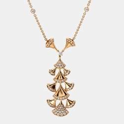 Bvlgari Divas' Dream Diamonds 18k Rose Gold Necklace