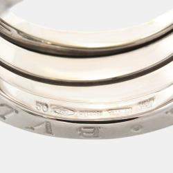 Bvlgari 18K White Gold B.Zero1 Band Ring EU 50