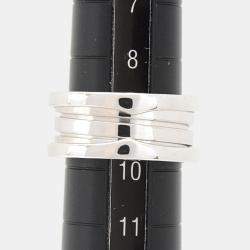 Bvlgari 18K White Gold B.Zero1 Band Ring EU 50