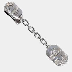 Bvlgari 18K White Gold and Diamond Parentesi Dangling Earrings