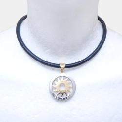 Bvlgari 18K Yellow Gold Tondo Sun Choker Necklace