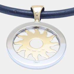 Bvlgari 18K Yellow Gold Tondo Sun Choker Necklace