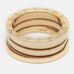 Bvlgari B.Zero1 3-Band 18k Yellow Gold Ring Size 51