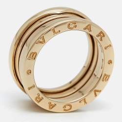 Bvlgari B.Zero1 3-Band 18k Yellow Gold Ring Size 51