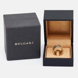 Bvlgari B.Zero1 3-Band 18k Yellow Gold Ring Size 51