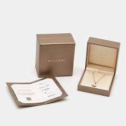 Bvlgari Divas' Dream Mother of Pearl Diamond 18k Rose Gold Necklace
