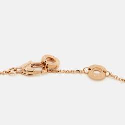 Bvlgari Divas' Dream Mother of Pearl Diamond 18k Rose Gold Necklace