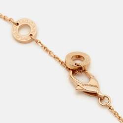 Bvlgari Divas' Dream Mother of Pearl Diamond 18k Rose Gold Necklace