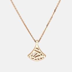 Bvlgari Divas' Dream Mother of Pearl Diamond 18k Rose Gold Necklace