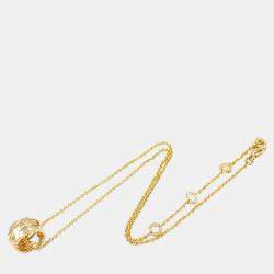 Bvlgari Parentesi Necklace 18k Yellow Gold Gold Metal
