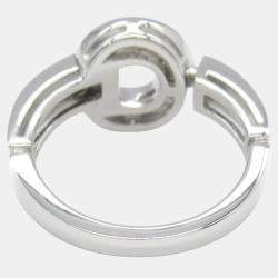 Bvlgari 18k White Gold Bvlgari Bvlgari Diamond Ring EU 49