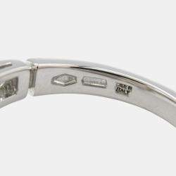 Bvlgari 18k White Gold Bvlgari Bvlgari Diamond Ring EU 49