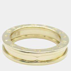 Bvlgari 18K Yellow Gold B.zero1 Band Ring EU 52