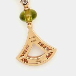 Bvlgari Divissima Multi Gemstone 18k Rose Gold Earrings