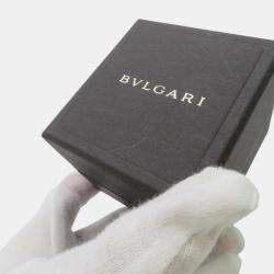 Bvlgari 18K Pink Gold Monologo Ring Size 50/#10