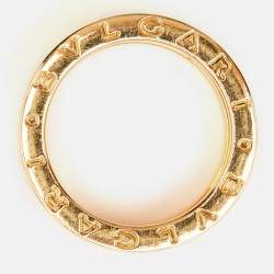 Bvlgari B.zero1 4 Band 18k Yellow Gold Ring Size 52