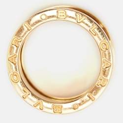Bvlgari B.zero1 4 Band 18k Yellow Gold Ring Size 52