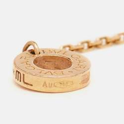 Pre Owned Bvlgari Divas' Dream Onyx 18k Rose Gold Bracelet M/L