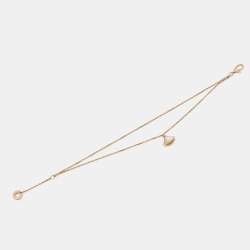 Pre Owned Bvlgari Divas' Dream Mother of Pearl 18k Rose Gold Bracelet SM
