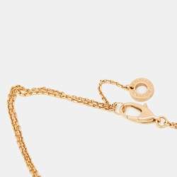 Pre Owned Bvlgari Divas' Dream Mother of Pearl 18k Rose Gold Bracelet SM