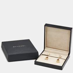 Bvlgari Divas' Dream Onyx Mother of Pearl 18k Rose Gold Dangle Earrings